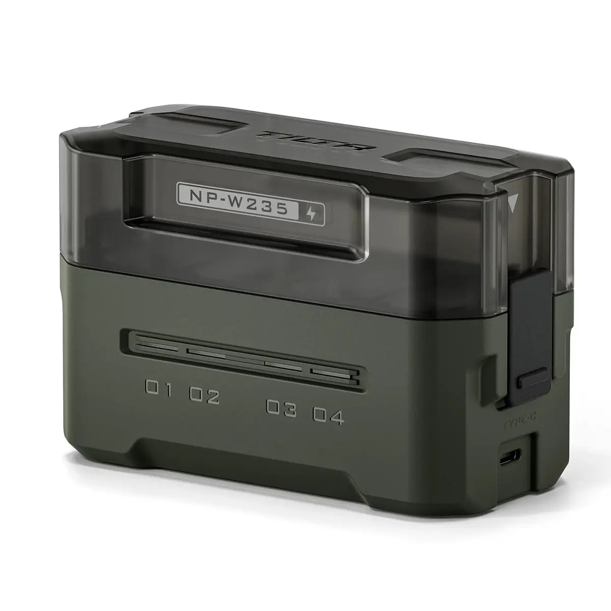 Tilta 4-Channel Portable Charging Station for NP-W235 Battery, Green