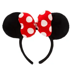 Disney Store Minnie Mouse Polka Dot Bow Ear Headband for Adults