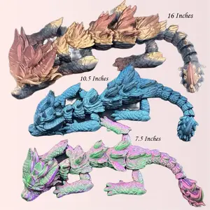 Baby Dragon- (Articulated) Sculpture-Decor Gift Magical-Room-Ornaments Decoration print figurine Large 3D