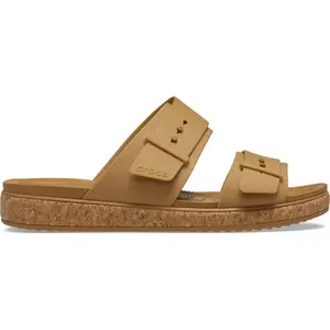 Crocs Women's Brooklyn Buckle Flat Sandals