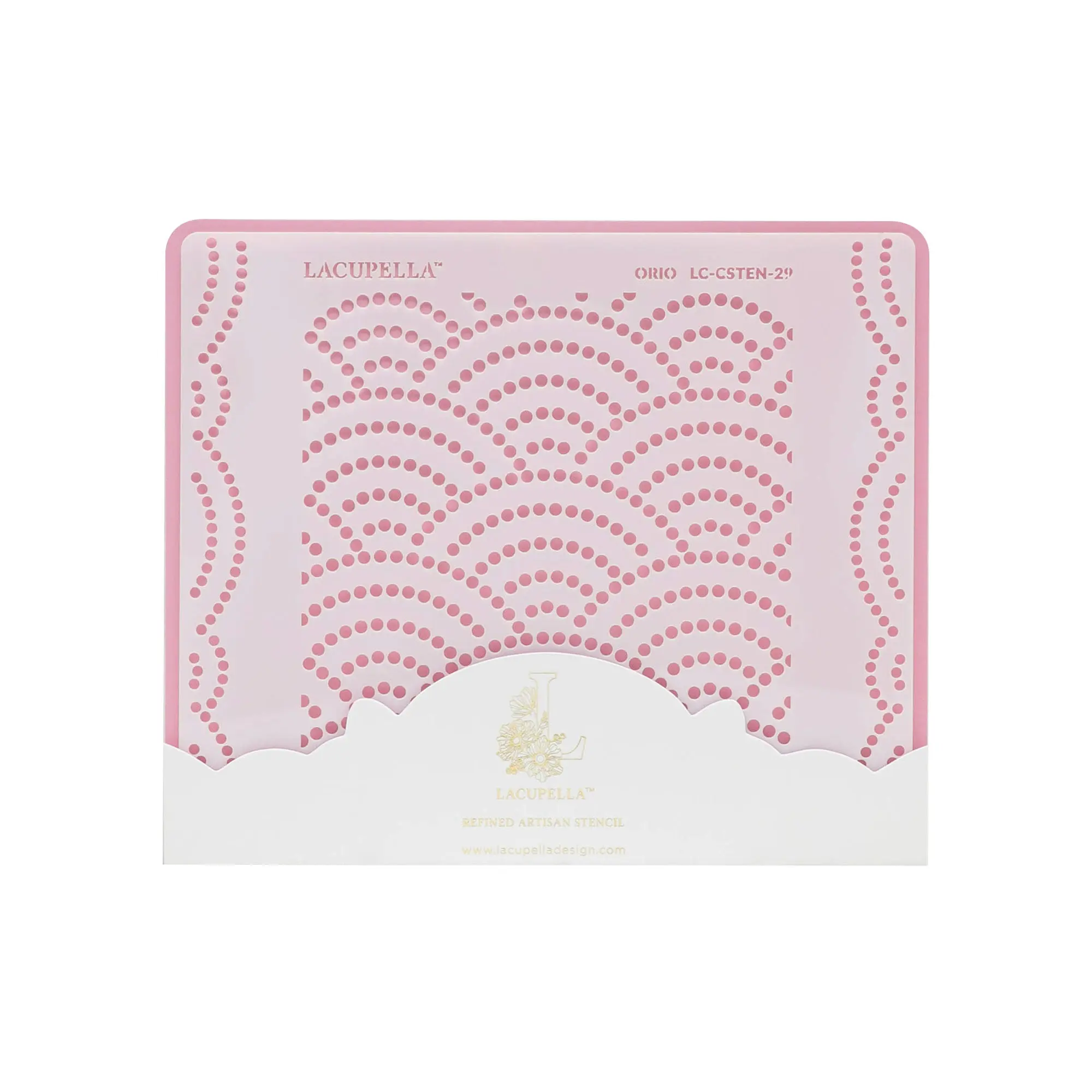 ORIO Flexible Cookie and Cupcake Stencil - Buttercream Stencils, Kitchen Bakeware Decorating Tool
