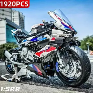 1920pcs M1000RR Heavy-Duty Tech Motorcycle MOC Building Blocks Model | Compatible with 42130 | Adult DIY Assembly Toy Gift