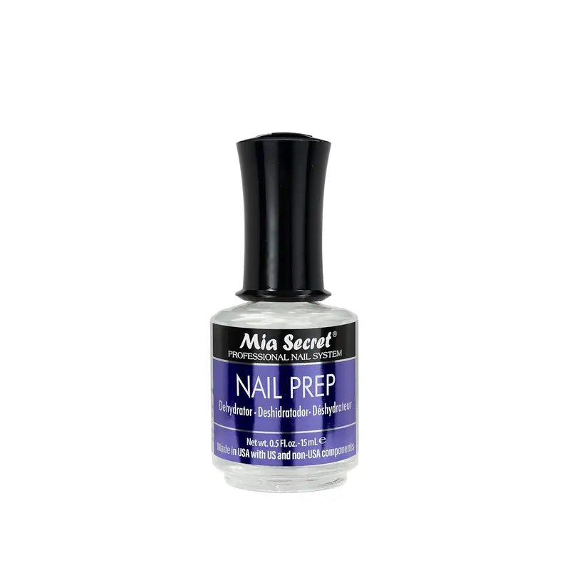 Mia Secret Professional Acid-Free Natural Nail Prep Dehydrator (15ml) - Cosmetic Single Item, Manicure Essential for Stronger Bonding with Gel, Acrylic, Nail Polish, Powder Applications
