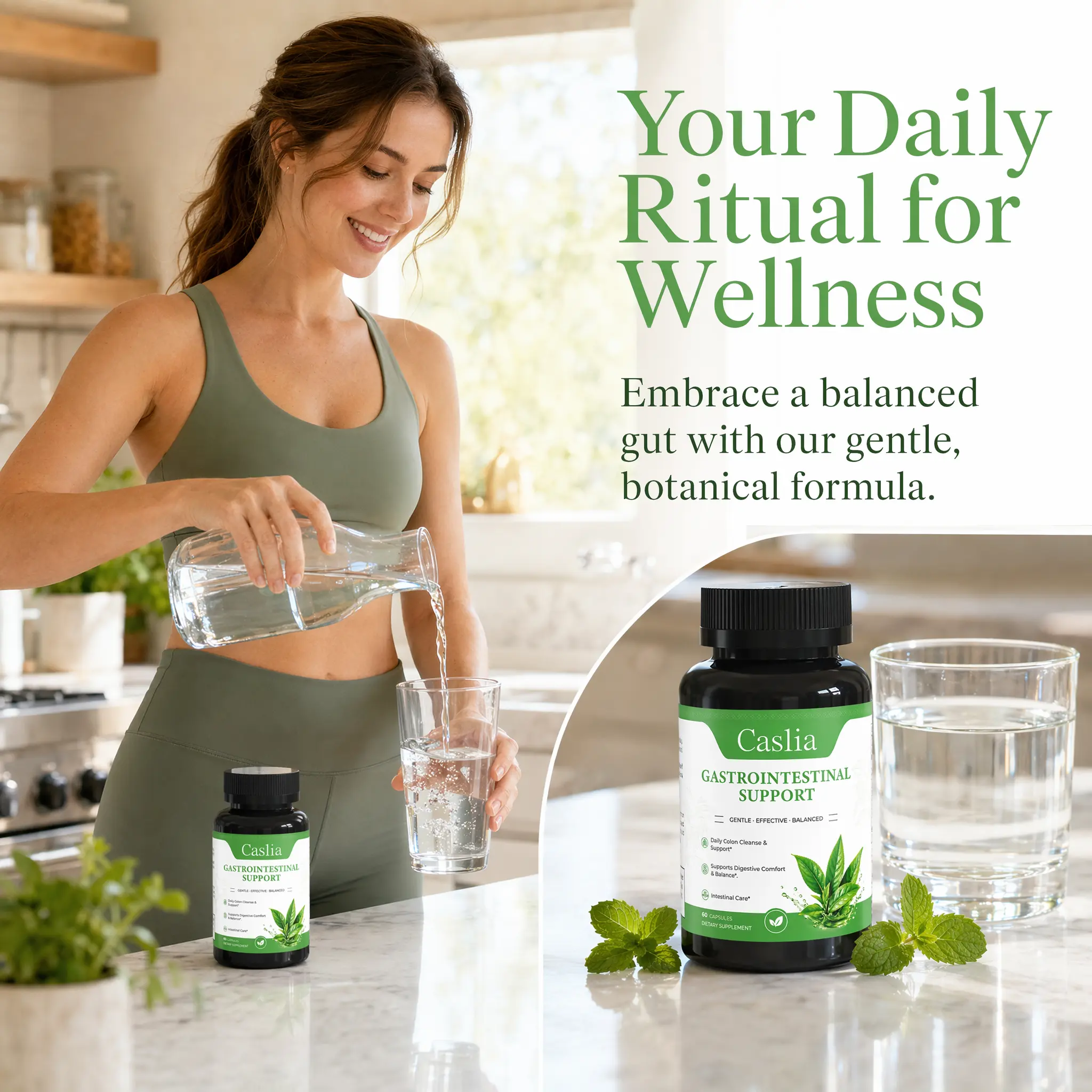 Caslia 15 Day Cleanse - Gut and Colon Support