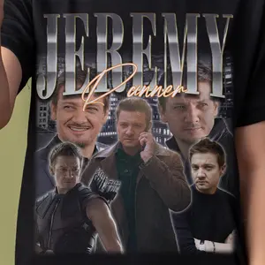 Jeremy Renner Shirt - Customized vintage gift for him/her.