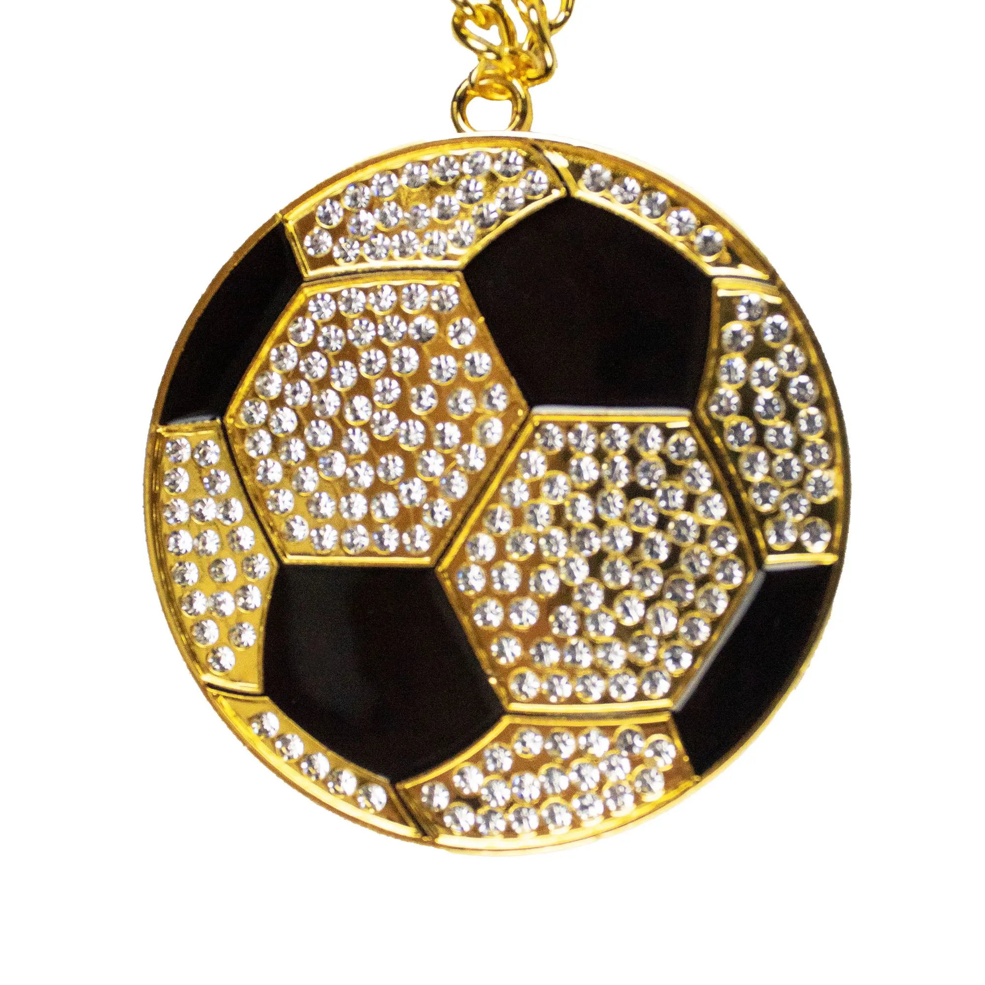 MED2 Soccer Bling Medal Gold