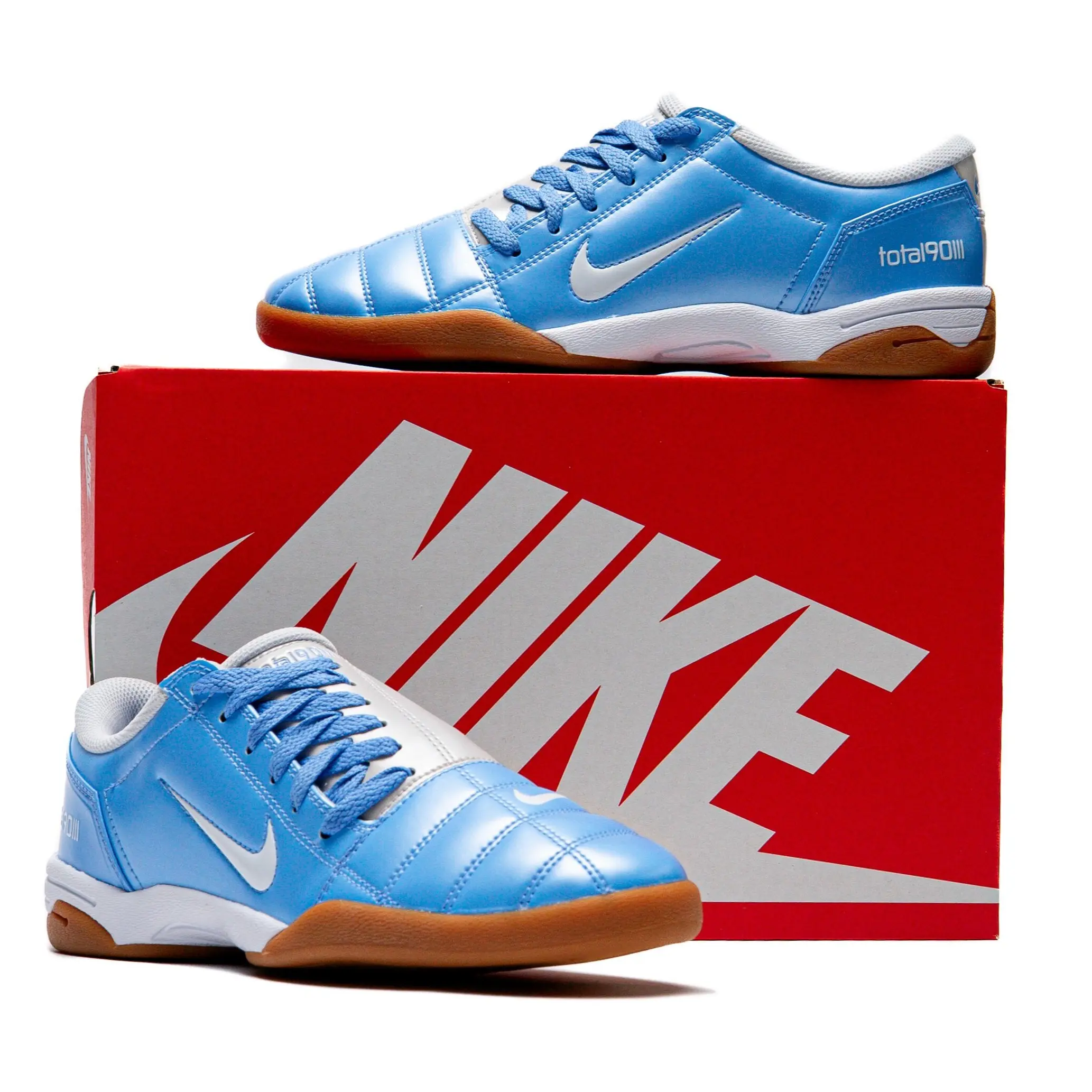 Nike Total 90 III Sz 11.5 Men Sneakers University Blue White Gum HQ2851-400 NEW Nike Total 90 “University Blue” - Style Code: HQ2851-400  main image 4