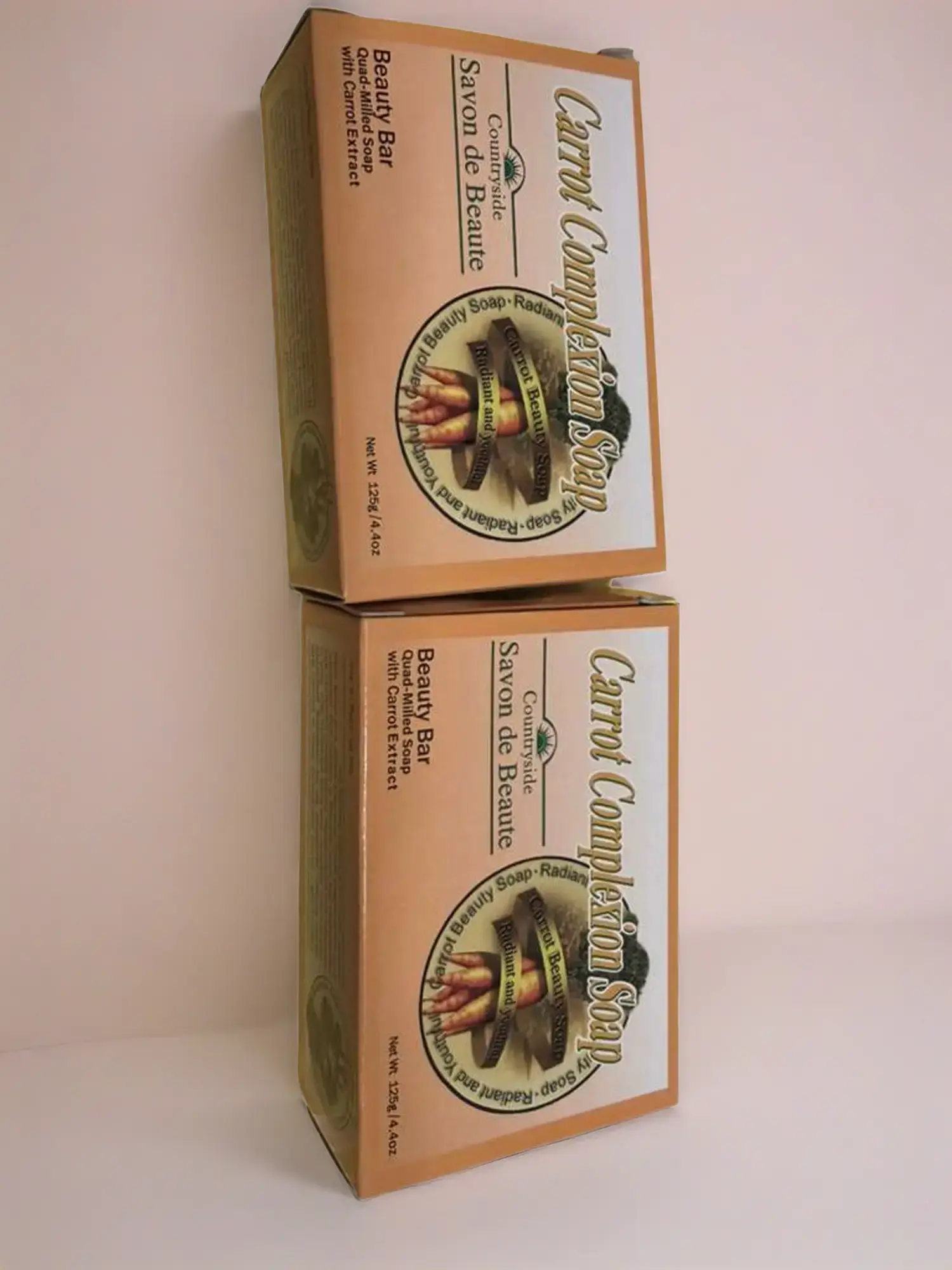 Carrot complexion soap bag