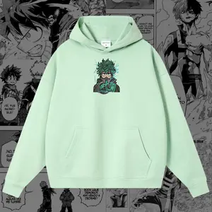 Rising Hero Embroidered Hoodie | Anime Inspired Embroidery | Premium Cotton Blend Sweatshirt