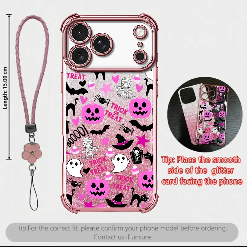 Cute Halloween Pumpkin Ghost Phone Case for iPhone 17 Pro Max Air,16 Plus,15,14,13,12,11,XR,XS Max & Samsung Galaxy S26,S25,S24,S23,S22, Transparent Soft Silicone Cover, 4-Corner Drop Protection, Non-Yellowing Shockproof Gift for Her Durable Cove 995