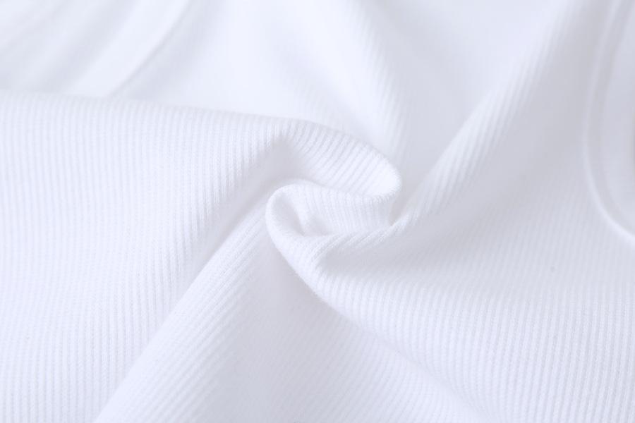 Y2K White Ribbed Knit Tank Top, Sleeveless Basic Crop Cami, Slim Fit Stretch Casual Streetwear, Versatile Summer Layering Essential for Women