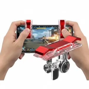 Mobile Game Shooting Controller Dual Joystick for PUBG & Fortnite with L1R1 Triggers Adjustable Sensitivity Non-Slip Grip Enhanced Aiming Rapid Movement Compatible with Multiple FPS Games Accessory