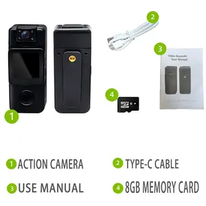 Y6 Action Camera, 1.5-inch Screen USB Camera, Motion-Activated Recorder, Portable Mini Action Camera—Perfect for Vlogging, Travel, and Cycling