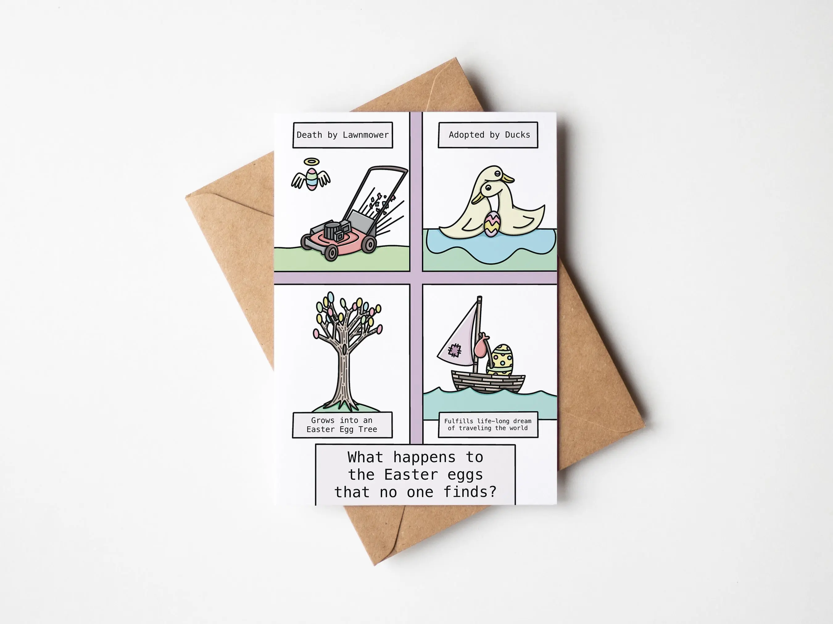 "Lost Eggs" Funny Easter Card - Lost Easter Eggs