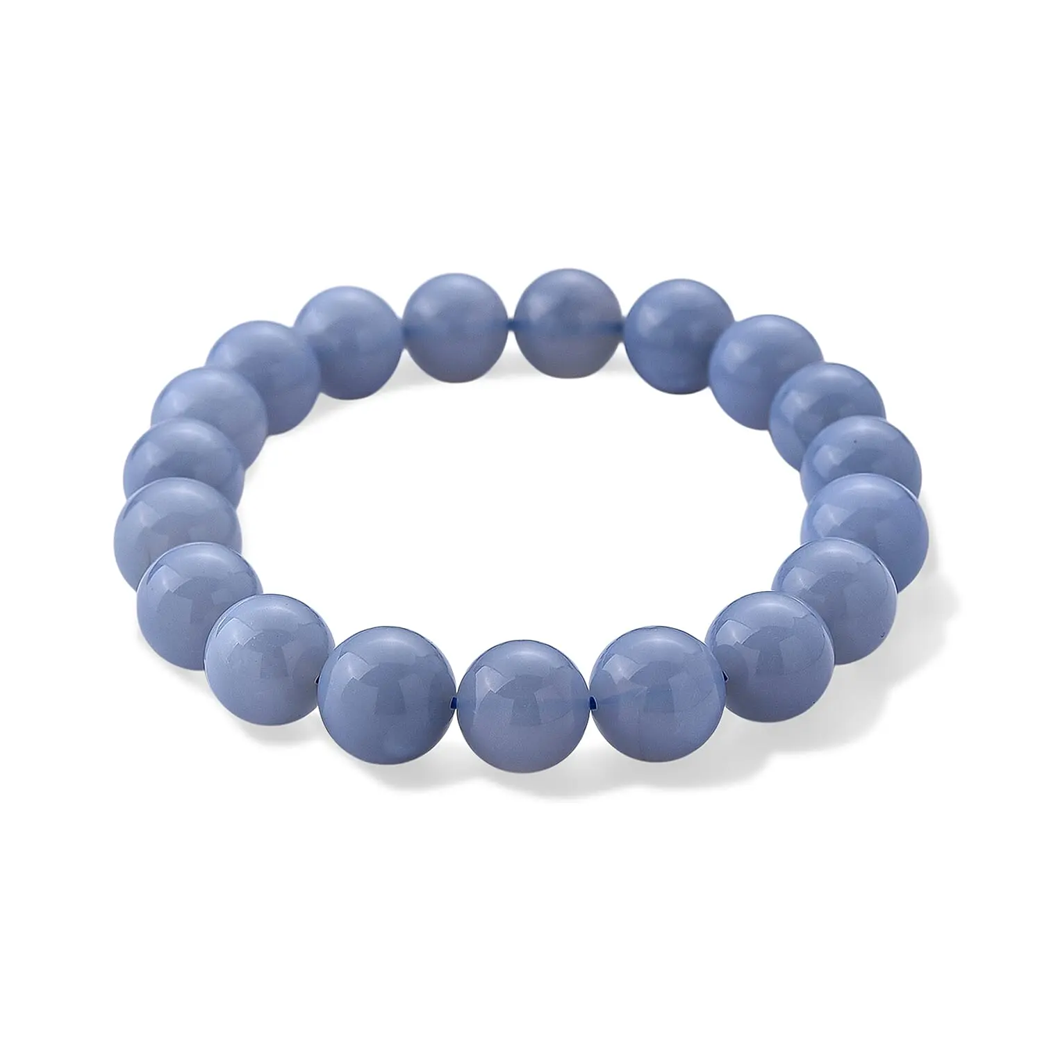 Oregon Blue Opal 110.00 ctw Beaded Bracelet (6.5-7In)