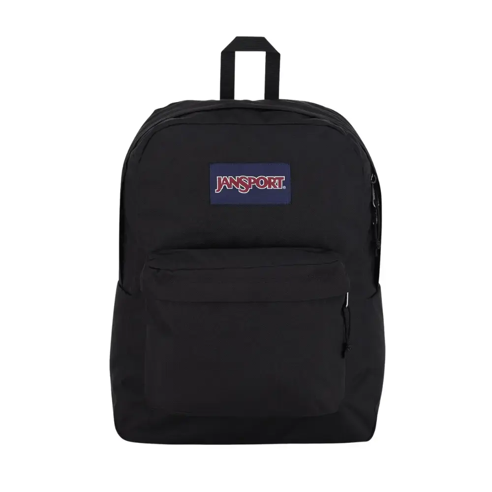 JanSport SuperBreak One Backpacks - Durable, Lightweight Bookbag with 1 Main Compartment, Front Utility Pocket with Built-in Organizer - Premium Backpack, Black