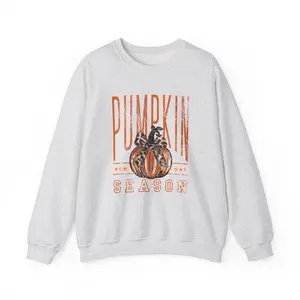 Autumn Pumpkin Season Crewneck Sweatshirt | Cozy Fall Apparel, Harvest Gift, Thanksgiving, Unisex Style, Seasonal Fashion Sweatshirt, Hoodie, Comfort Colors