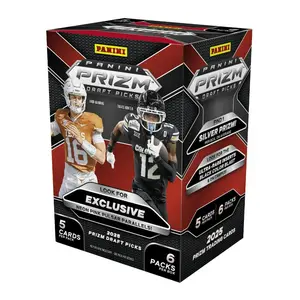 2025 Prizm Draft Picks Football Hobby Blaster Box (Neon Pink & Silver Insert) Black Color Blast?