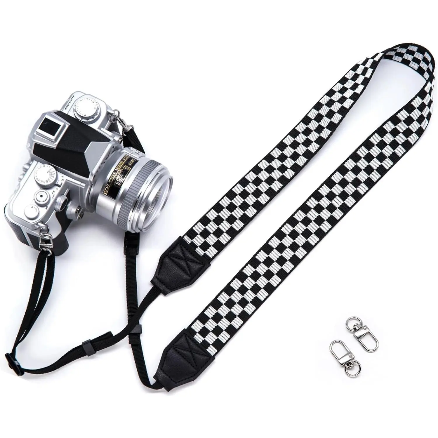 Adjustable Sturdy F-CPS04 Camera Strap - Lightweight 2.2oz, 33-65 in (33 inches to 65 inches) Shoulder & Crossbody Accessories for Women, DSLR & Mirrorless Gear, Decorate Camera Gift for Mom