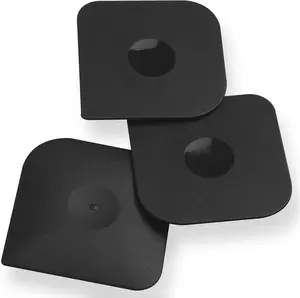 Plastic Pan Dish Pot Food Kitchen Scraper Tool Set, 3 pcs Nylon Plastic Cast Iron Skillet Cleaner Scrubber Scrapper, Kitchen Scraper Non-Scratch