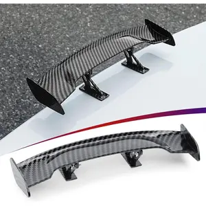 Universal Mini Spoiler Wing Carbon Fiber Real Tail Spoiler Wing Auto Exterior Accessories for All Car