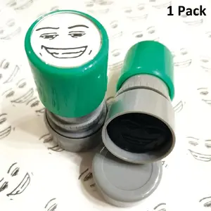 Funny Emoji Stamp Set, Cute Ink Stamps, Perfect for Classroom Rewards, Diaries, Scrapbooks, DIY Crafts, Office Use, Labels, Instructions