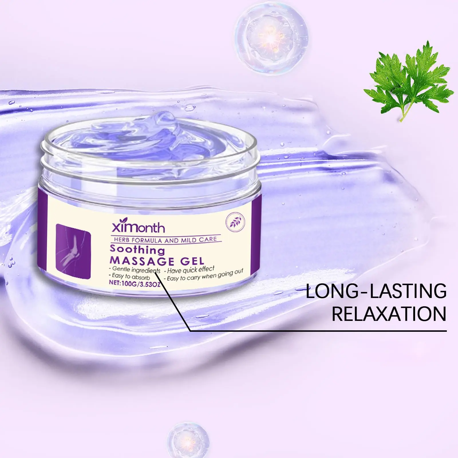 Natural Plant Joint Gel Gentle Skin-Friendly Massage Cream for Men & Women relief