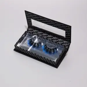 BAHIRA Color Craze “Neptune” Vegan Friendly Blue Sombré Lash - Lightweight, Comfortable Eyelashes Extension for All-Day Reusable Makeup Use