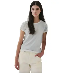 Patrick Assaraf S/S Reverse Spray Crew Tee