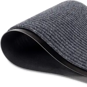 MaxMat Extra Large Commercial Floor Mat, 3 x 5 Feet Rubber Border Heavy Duty Made in USA Commercial Door Mat, Waterproof, Low-Profile, Easy to Clean, Rubber Entry Mudroom Rug (Charcoal Grey)
