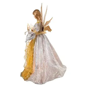 Silver& Gold Ombré Angel Treetop