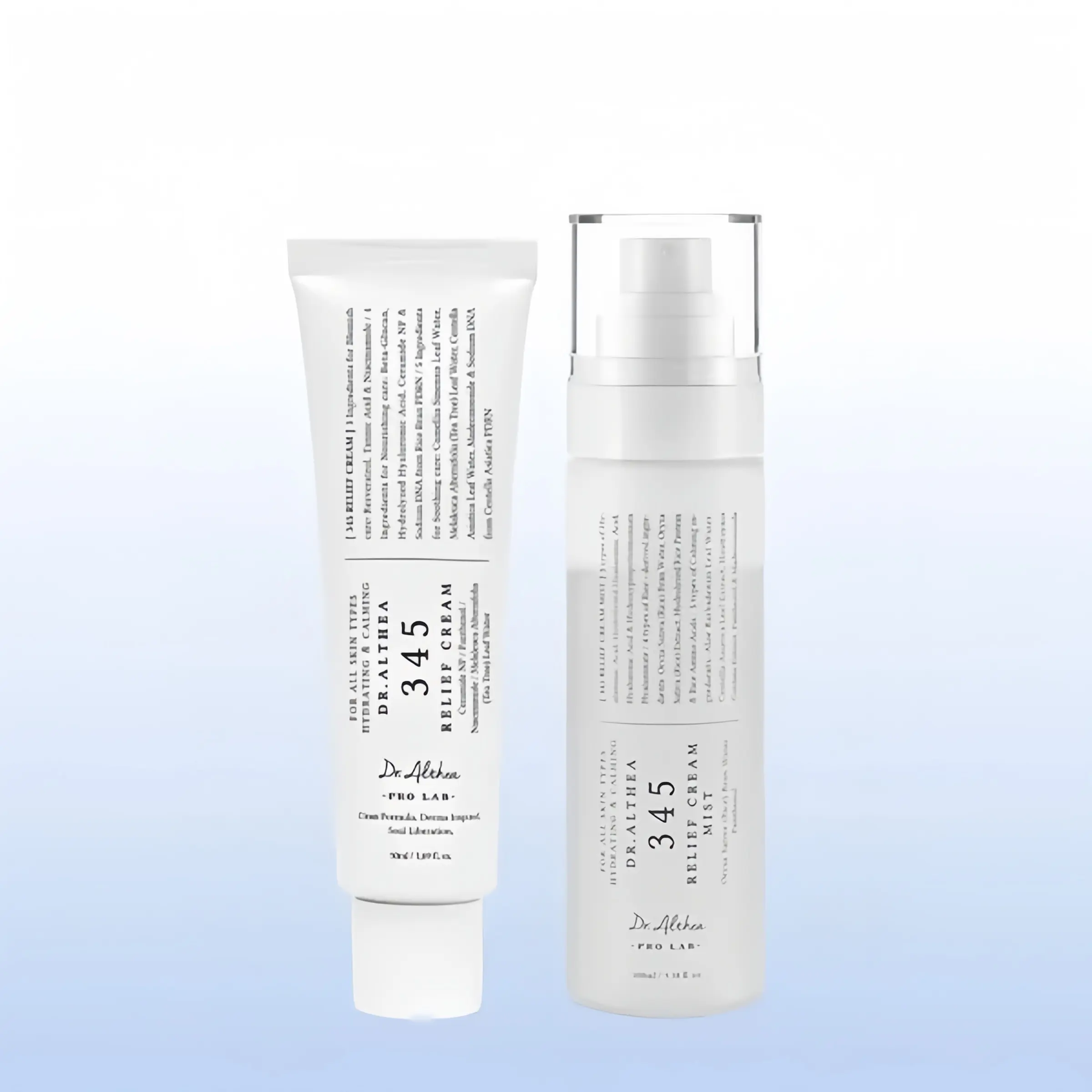 NEW Dr.Althea 345 Relief Cream & Mist Duo - Soothing Cream for Deep Hydration and Moisture Balance Dual-Layer Cream Mist to Lock In Moisture