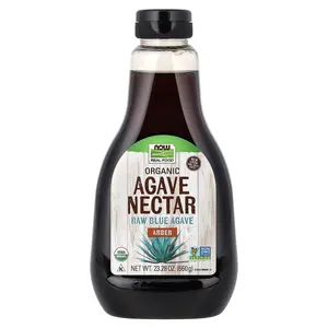 NOW Foods Real Food, Organic Agave Nectar, Amber, 23.28 oz (660 g)