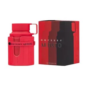 Armaf Odyssey Artisto Red Edition EDP Spray 3.4 Oz/100ml Long Lasting Fragrance for Men Cinnamon Vanilla Citrus Floral Coconut