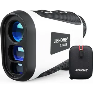 Laser Golf Rangefinder with Slope Flagpole Lock and Vibration, 660/1100YDS Rechargeable High-Precision Range Finder for Golfing Hunting Distance Measuring