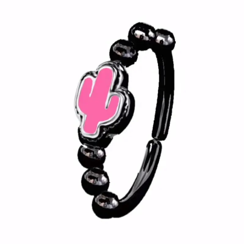 Pink Cactus Ear/Nose/Lip Piercing 20 Gauge Pink Cactus Ear/Nose/Lip Piercing 20 Gauge