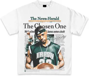 Historic Basketball Moments Tee – Premium Heavyweight Graphic Shirt for Adult