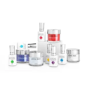 Joya Mia Acrylic Dipping Powder Starter Kit Powders, Nail Top & Base, Activator, Bond, Vitamin Oil, Brush Saver