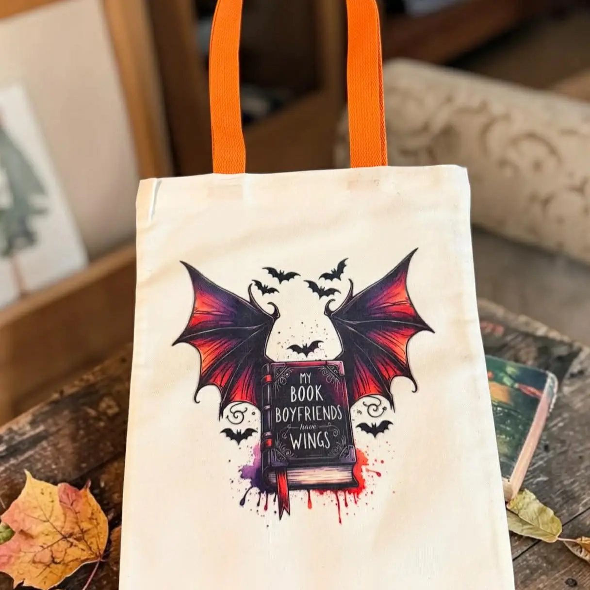 ACOTAR Tote Bag - Durable Canvas 13.7” x 11.8” with Comfortable Straps Perfect for School Work Gifts Customizable Design