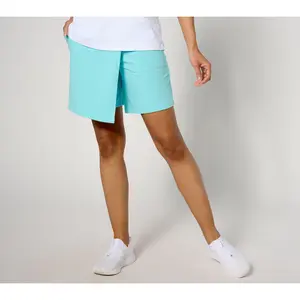 Sport Savvy Faux Wrap Front Skort with Pockets