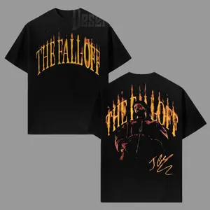 J. Cole, The Fall-Off Official Graphic For Cold World High-quality Graphic Tee, Soft Cotton Hoodie T-Shirt, Disc 29, Disc 39 Hip-Hop Shirt, Gift For Jermaine Lamar Cole Fan Graphic Tee, Cole World Music Fan Merch Shirt