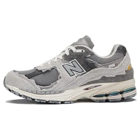 New Balance 2002R 'Protection Pack-Rain Cloud' Men's Mesh/Suede Grey Retro Dad Style Sneakers, Breathable Performance Fashionable Casual Mensfashion Footwear, US Sizes 7 & 8