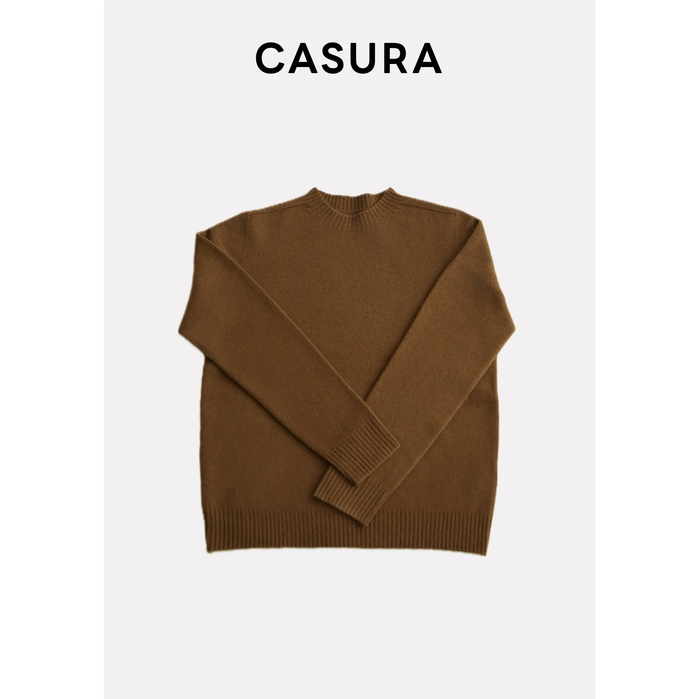 Casura Classic Cashmere Crew Neck Sweater