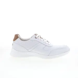 Rockport Total Motion Active Mudguard Mens White Wide Sneakers Shoes