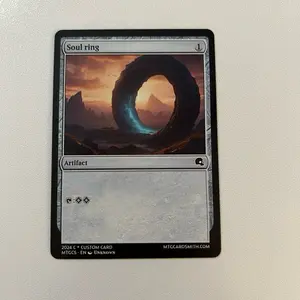 Proxy Magic The Gathering Artifact - Unique Design with Meaningful Inscriptions, Card 1 of the Set, 2024 Edition