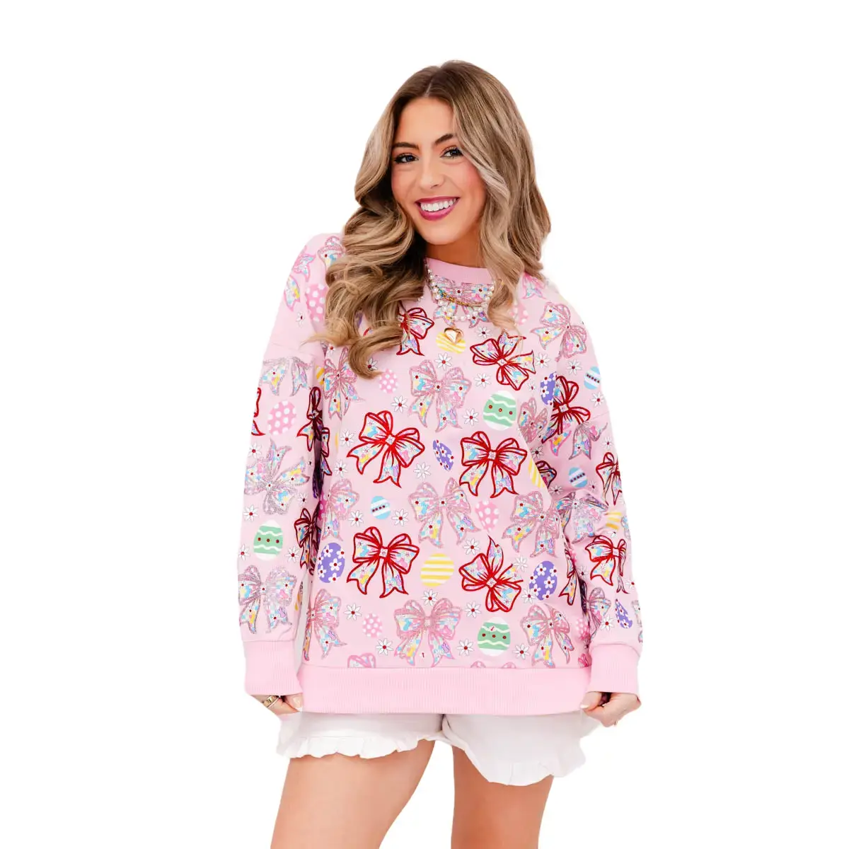 Egg Hunt & Bows Sweatshirt Egg Hunt & Bows Sweatshirt