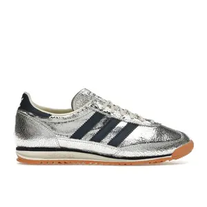adidas Women's SL 72 OG Silver Metallic Collegiate Navy Running Shoes, from StockX