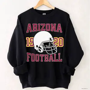Arizona Football Sweatshirt, Vintage Arizona Football Crewneck, Retro Cardinal Football Shirt, Cardinal Football Gift, Cardinal Sweatshirt