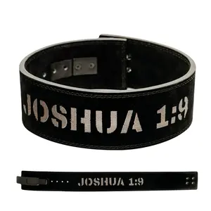 Christian Lever Weight Lifting Belt - 10mm Thick Leather Powerlifting Belt for Men & Women - Squat & Deadlift Support