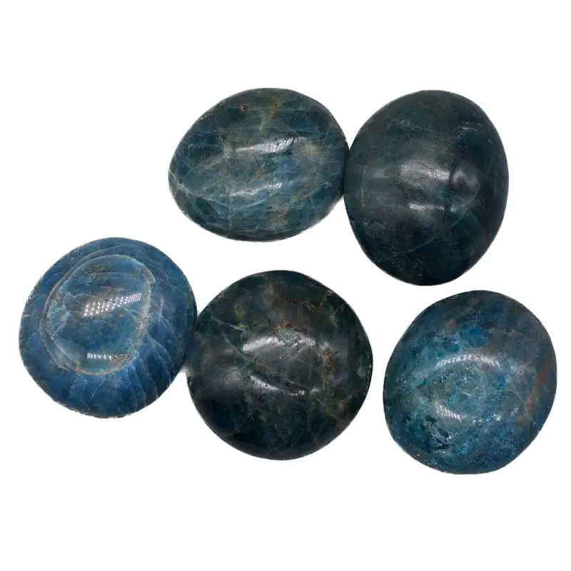 Apatite Tumbled Pebbles Bulk 1 lb — Throat Chakra &amp; Communication Crystals